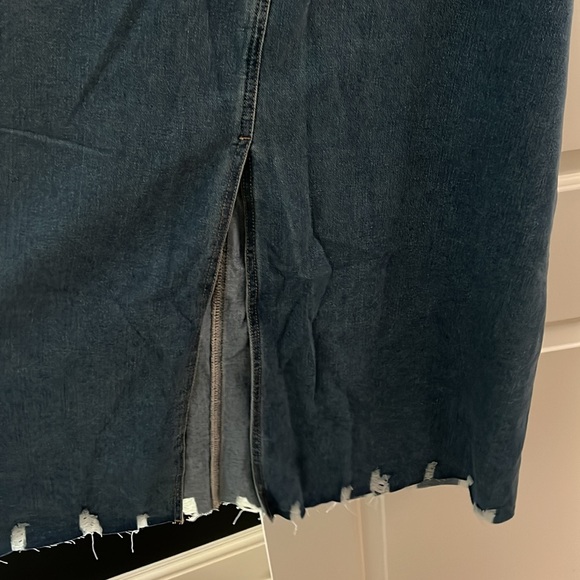 Long Denim Skirt - Picture 4 of 6